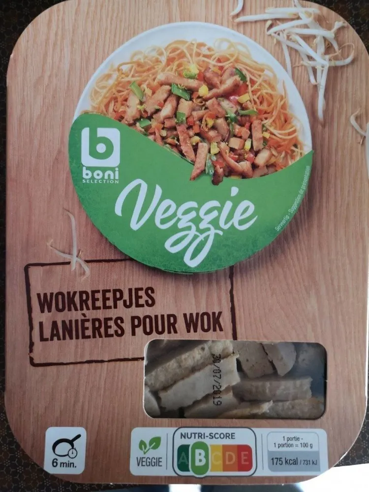 Lanières pour wok veggie