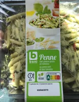 Penne au pesto vert et aux tomates