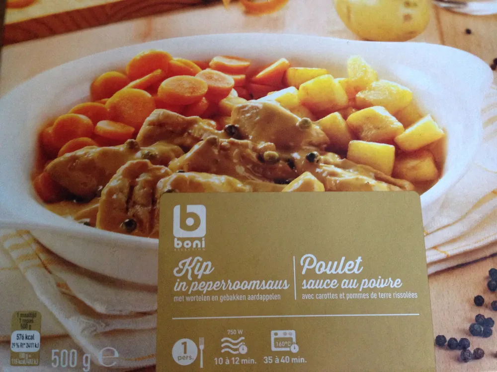 Poulet sauce au poivre