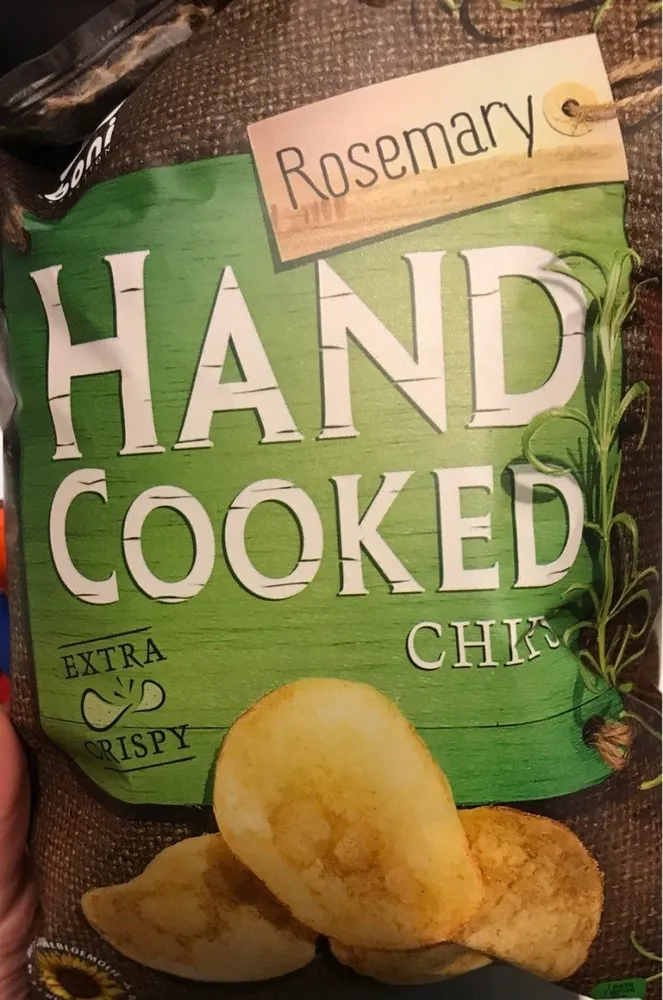Hand cooked chips rosemary
