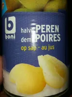 Demi-poires au jus
