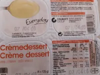 Crème dessert - Goût vanille