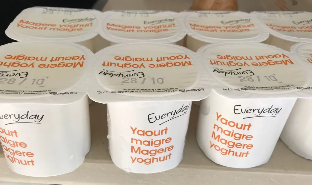 Yaourt maigre, magere yoghurt