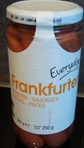 Frankfurter worsten - saucisses - sausages
