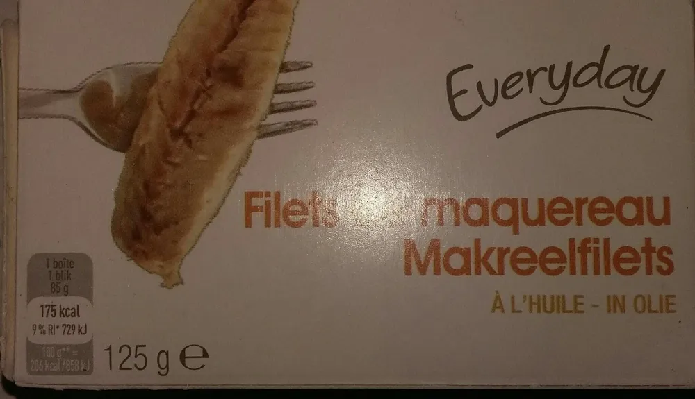 Filets de maquereau