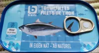 Filets de ton au naturel