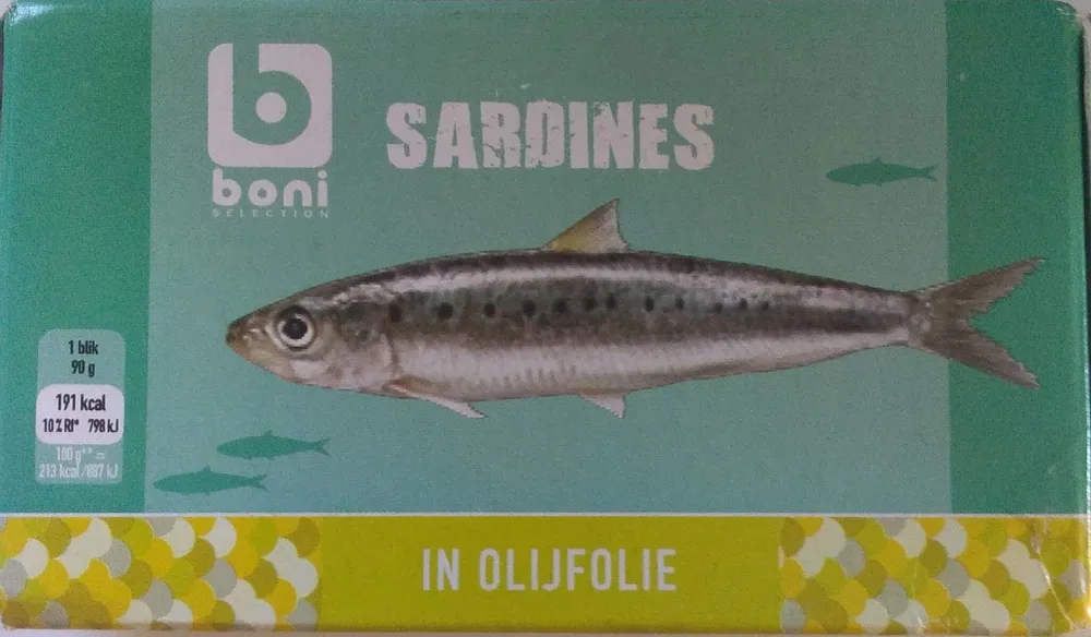 Sardines à l'huile d'olive