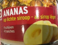 Ananas au sirop léger
