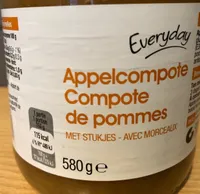 Appelcompote met stukjes