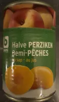 Demi pêches au jus