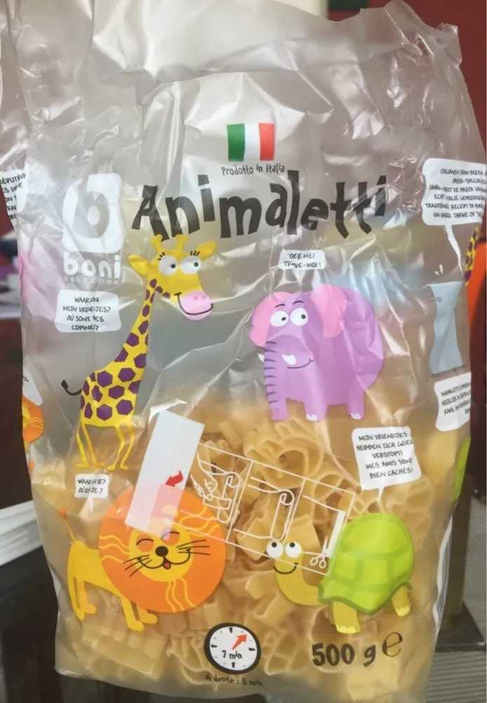 Pâtes animaux