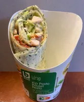 Wrap poulet pesto