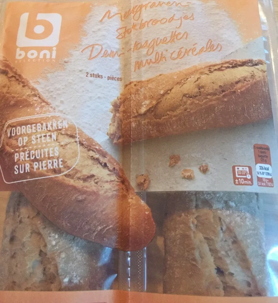 Demi baguettes multi cereales