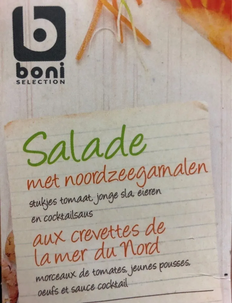 SALADE aux crevettes de la mer du Nord