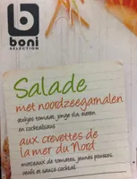 SALADE aux crevettes de la mer du Nord
