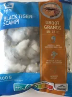 Black tiger scampi