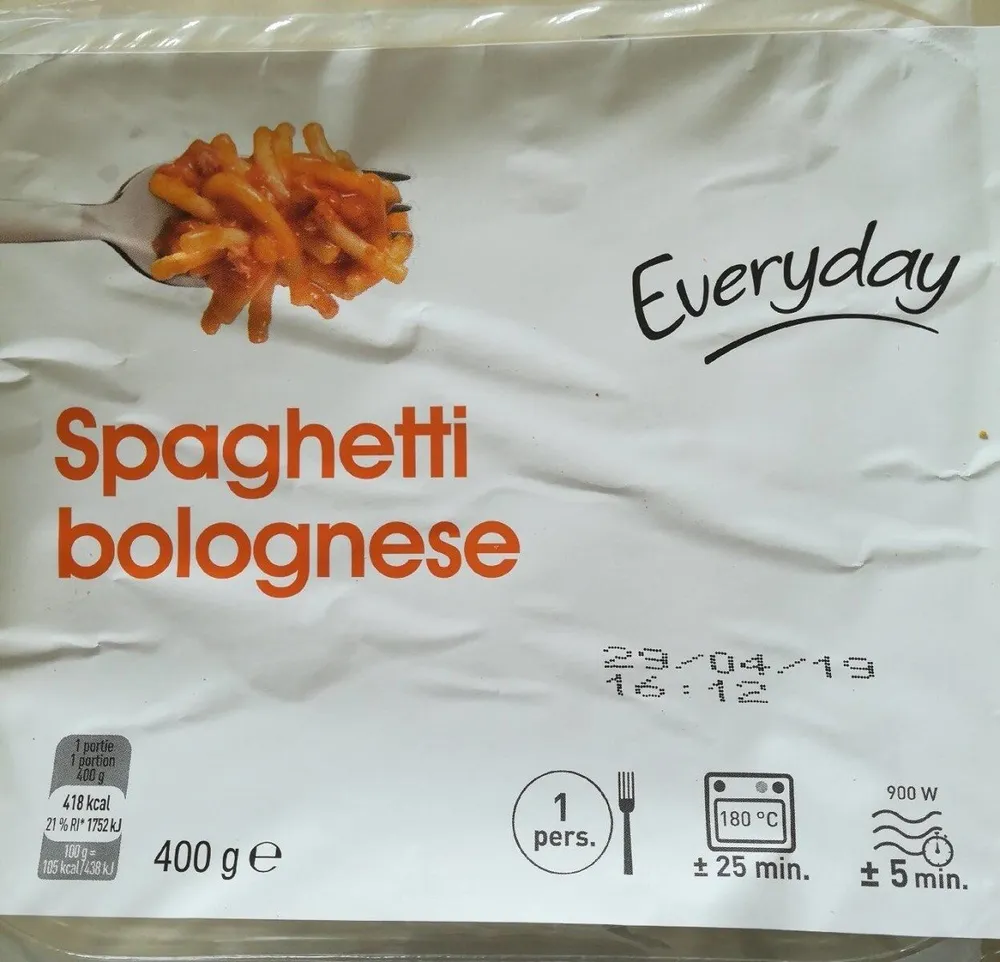 Spaghetti bolognaise Everyday
