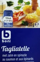 Tagliatelles au saumon et aux épinards