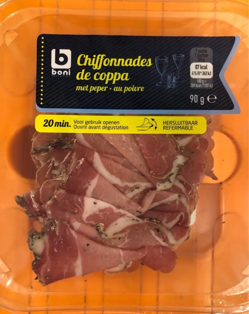 Chiffonnades de coppa