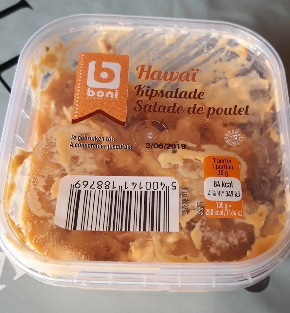 Salade de poulet Hawaï