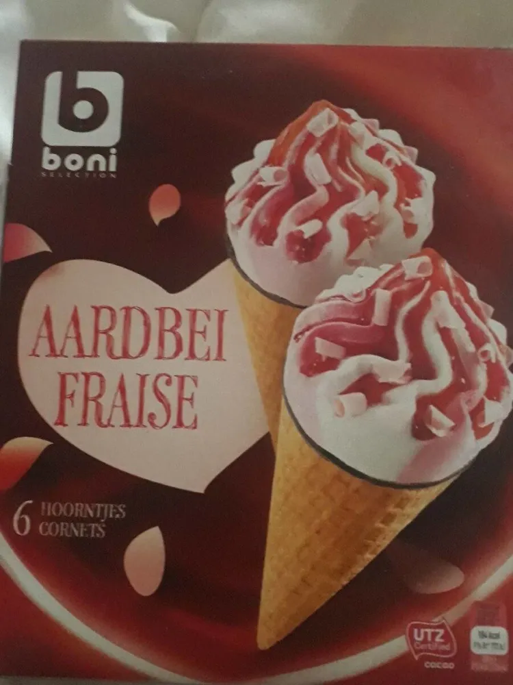 Boni fraise 6 cornets