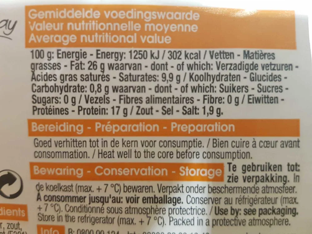 Gerookte spekblokjes