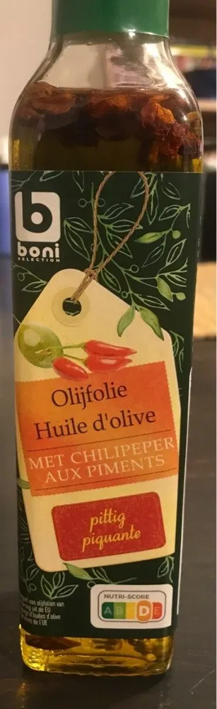 Huile dolive aux piments