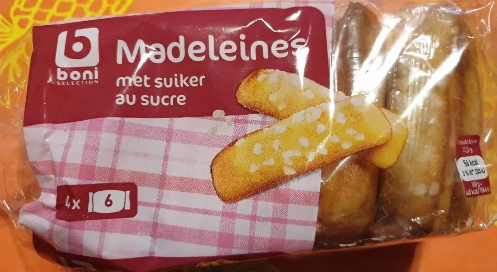 Madeleines au sucre