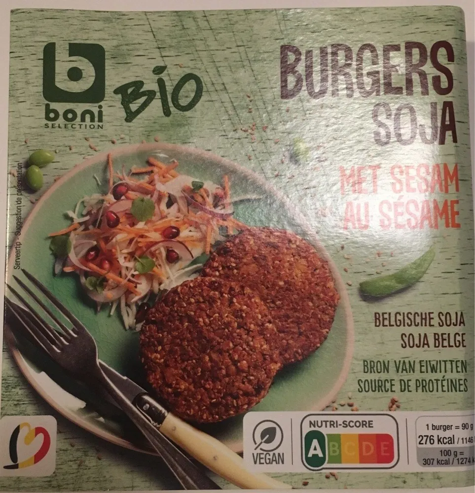 Bugers soja au sesame
