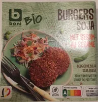 Bugers soja au sesame