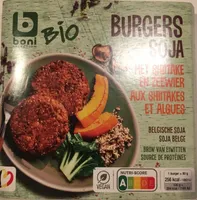 Burgers soja aux shiitakes et algues