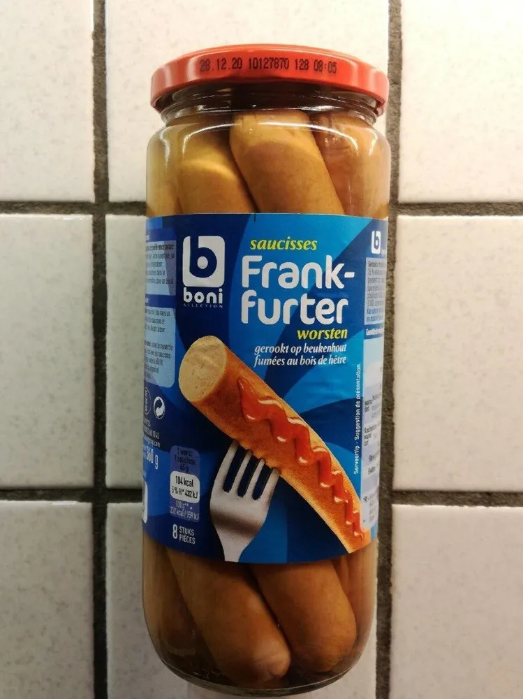 Saucisses de Francfort fumées