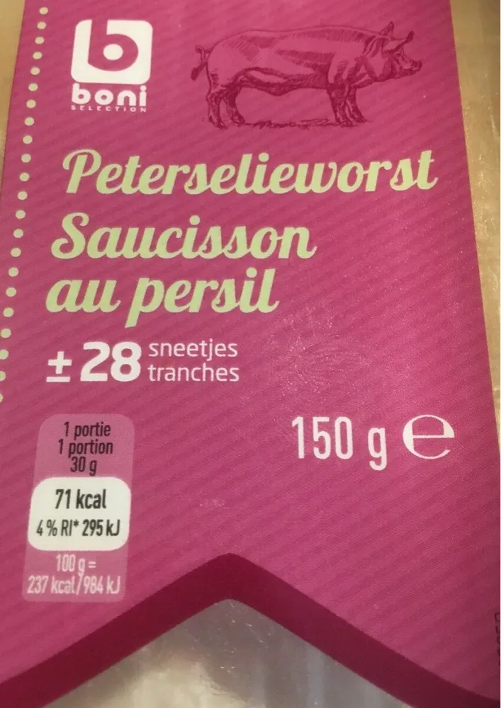 Saucisson au persil