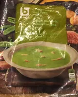 Soupe aux pois et aux lardons