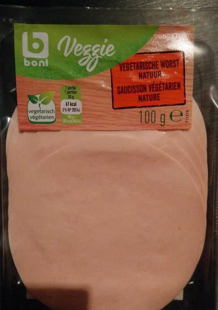 Saucisson végétarien nature