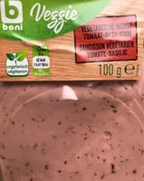 Saucisson végétarien tomate-basilic