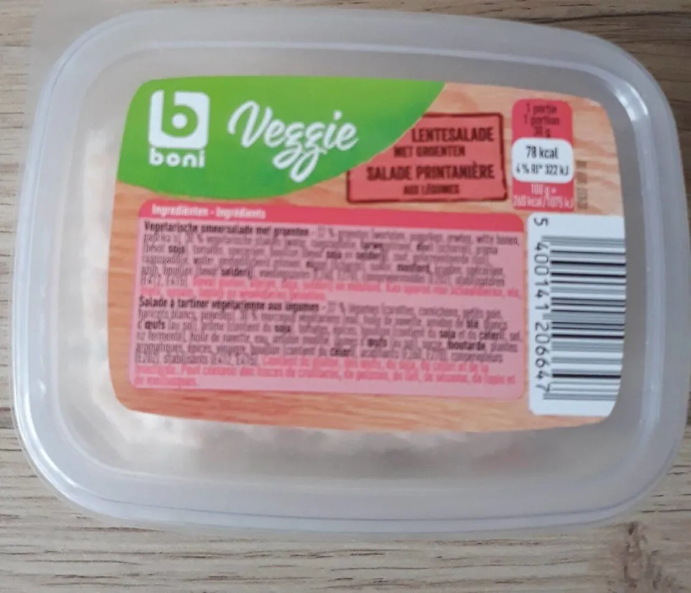 salade printanière aux légumes  VEGGIE