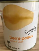 Demi poires au sirop leger