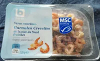 Crevettes de la mer du nord décortiquées
