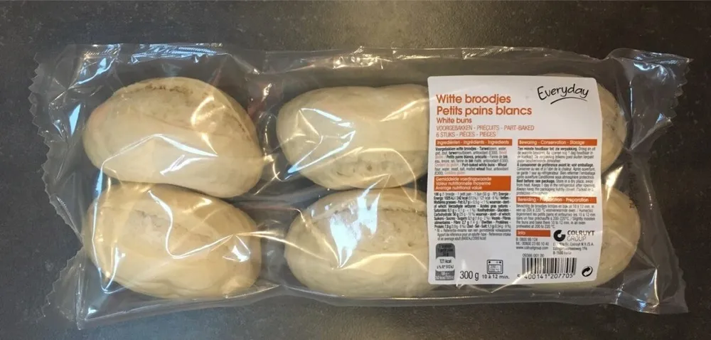Petits pains blancs précuits