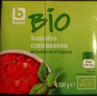 Tomates concassées au basilic et à l'oignon