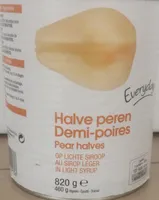 Demi-poire au sirop leger