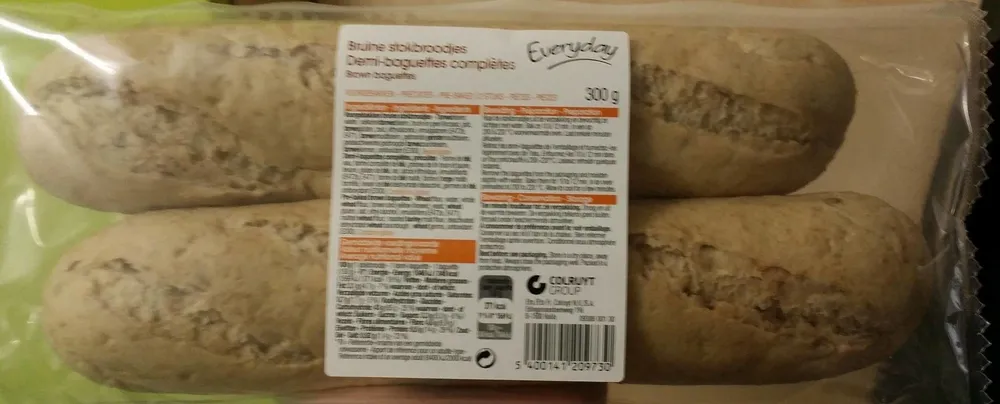 Demi-baguettes complètes