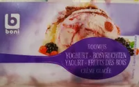 Crème glacée yaourt - fruits des bois