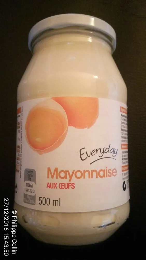 Mayonnaise aux oeufs