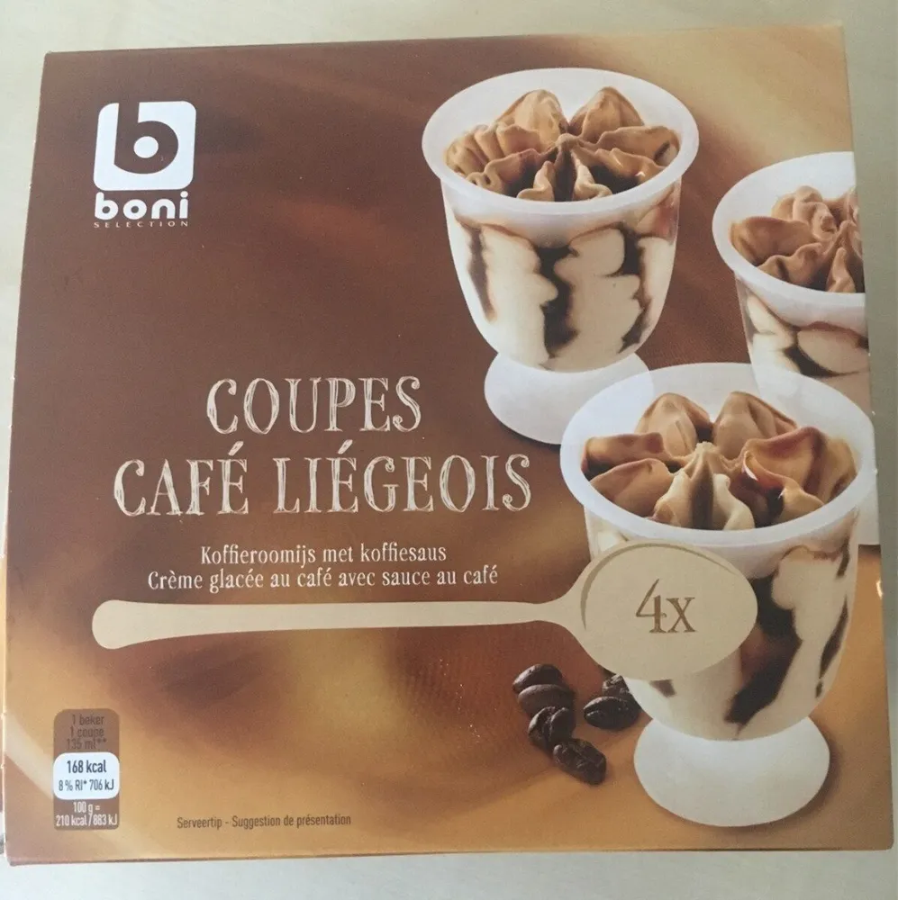 Coupes café liégeois