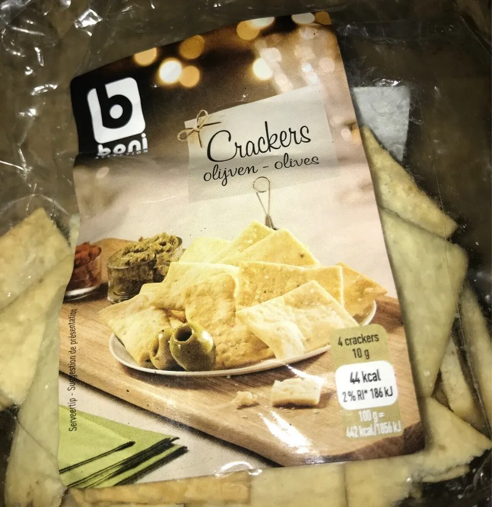 Crackers olijven - olives