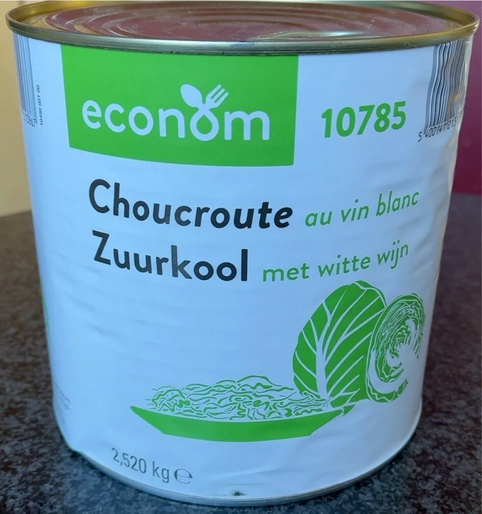 Choucroute au vin vlanc