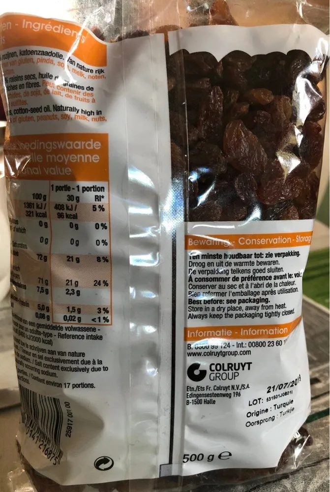 Raisins secs