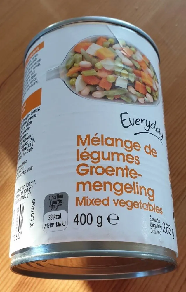 Mélange de légumes